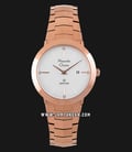 Alexandre Christie AC 8568 LD BRGSL Ladies Silver Dial Rose Gold Stainless Steel-0