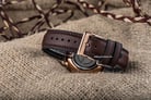 Alexandre Christie AC 8576 MS LRGBO Man Brown Dial Brown Leather Strap-5