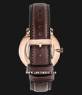 Alexandre Christie AC 8576 MS LRGSL Man Silver Dial Brown Leather Strap-2