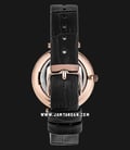 Alexandre Christie AC 8577 LH LRGMA Ladies Mother of Pearl Dial Black Leather Strap-2