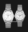 Alexandre Christie AC 8578 BSSSL Couple White Dial Stainless Steel-0