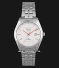Alexandre Christie Classic Steel AC 8578 LD BSSSLRG Ladies White Dial Stainless Steel Strap-0