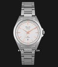 Alexandre Christie AC 8580 LD BSSSLRG Classic Steel Ladies White Dial Stainless Steel-0