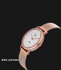 Alexandre Christie AC 8586 LH BRGSL Ladies White Dial Rose Gold Stainless Steel-1