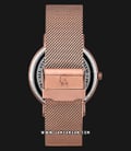 Alexandre Christie Classic AC 8586 MS BRGSL Man White Dial Rose Gold Stainless Steel Strap-3