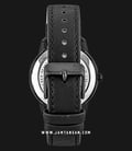 Alexandre Christie AC 8587 LD LIPBA Ladies Black Dial Black Leather Strap-2