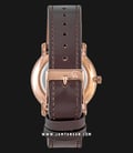 Alexandre Christie AC 8589 LD LRGSL Ladies Silver Dial Brown Leather Strap-2