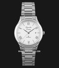 Alexandre Christie AC 8593 LD BSSSL Ladies White Dial Stainless Steel-0