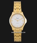 Alexandre Christie AC 8605 LH BGPSL Silver Dial Gold Stainless Steel Strap-0