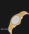 Alexandre Christie Classic AC 8605 MH BGPSL White Dial Gold Stainless Steel Strap-1