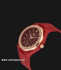 Alexandre Christie AC 8613 MD RRGRE Men Red Dial Red Rubber Strap-1