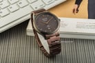 Alexandre Christie AC 8623 BBWDB Classic Steel Couple Brown Dial Brown Stainless Steel Strap-2