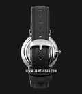 Alexandre Christie AC 8625 LH LSSBA Classic Steel Black Dial Black Leather Strap-2