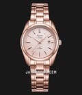 Alexandre Christie Classic Steel AC 8660 LD BRGLN Ladies Rose Gold Stainless Steel Strap-0
