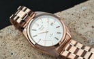 Alexandre Christie Classic Steel AC 8660 LD BRGSL Ladies White Dial Rose Gold Stainless Steel Strap-5
