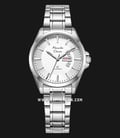 Alexandre Christie Classic Steel AC 8680 LD BSSSL Ladies Silver Dial Stainless Steel Strap-0
