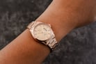 Alexandre Christie Classic Steel AC 8684 LD BRGLN Rose Gold Dial Rose Gold Stainless Steel Strap-8