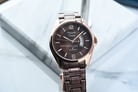 Alexandre Christie Classic Steel AC 8684 LD BROBO Brown Dial Brown Stainless Steel Strap-5