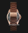 Alexandre Christie Classic Steel AC 8688 MD BROBO Brown Dial Brown Stainless Steel Strap-2