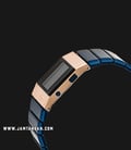 Alexandre Christie Digi AC 9100 LH BURBA Digital Black Dial Blue Stainless Steel Strap-1