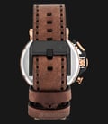 Alexandre Christie Night Vision AC 9200 NM CLBRBA Chronograph Black Dial Brown Leather Strap-2