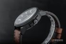 Alexandre Christie AC 9202 NM ALIPBAOR Night Vision Automatic Black Dial Brown Leather Strap-4