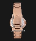 Alexandre Christie AC 9205 BF BRGBODR Ladies Brown Dial Rose Gold Stainless Steel Strap-2
