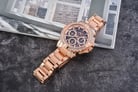 Alexandre Christie AC 9205 BF BRGBODR Ladies Brown Dial Rose Gold Stainless Steel Strap-7