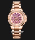 Alexandre Christie AC 9205 BF BRGLKDR Ladies Pink Rose Gold Stainless Steel Strap-0