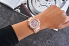 Alexandre Christie AC 9205 BF BRGLKDR Ladies Pink Rose Gold Stainless Steel Strap-8