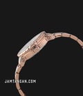 Alexandre Christie AC 9205 BF BRGREDR Ladies Red Dial Rose Gold Stainless Steel Strap-1