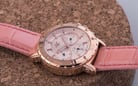 Alexandre Christie Multifunction AC 9205 BF LRGLNPN Ladies Rose Gold Dial Blush Pink Leather Strap-3