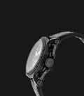 Alexandre Christie AC 9213 NM CLIPBA Night Vision Chronograph Black Dial Black Leather Strap-1