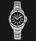 Alexandre Christie Night Vision AC 9215 NM DBTBBA Black Dial Stainless Steel Strap-0