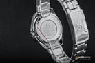 Alexandre Christie Night Vision AC 9215 NM DBTBBA Black Dial Stainless Steel Strap-5
