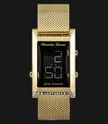 Alexandre Christie AC 9225 LH BGPBA Ladies Digital Dial Gold Stainless Steel Strap-0