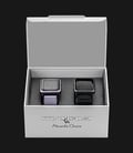 Alexandre Christie Digi AC 9344 MH RPUBA Digital Purple Rubber Strap + Extra Set Case and Strap-1