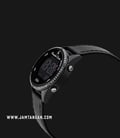 Alexandre Christie Digi AC 9354 LH LIPBA Ladies Black Digital Dial Black Leather Strap-1