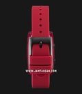 Alexandre Christie Digi AC 9366 LH RREBA Ladies Black Digital Dial Red Rubber Strap-2