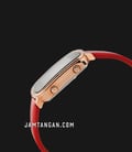 Alexandre Christie Digi AC 9380 LH LRGBARE Ladies Digital Dial Red Leather Strap + Gift Set-1
