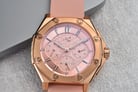 Alexandre Christie Multifunction AC 9601 BF RRGPN Ladies Light Pink Dial Pink Rubber Strap-4