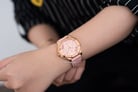 Alexandre Christie Multifunction AC 9601 BF RRGPN Ladies Light Pink Dial Pink Rubber Strap-6