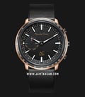 Alexandre Christie AC S001 MF LBRBA Hybrid Smartwatch Men Black Dial Black Leather Strap-0
