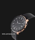 Alexandre Christie AC S001 MF LBRBA Hybrid Smartwatch Men Black Dial Black Leather Strap-2