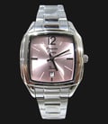 Alexandre Christie Passion AC 2454 LD BSSPN Ladies Pink Dial Stainless Steel Strap-0