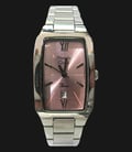 Alexandre Christie AC 2455 LD BSSPN Pink Dial Stainless Steel Strap-0