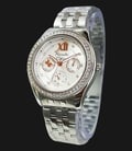 Alexandre Christie AC 2496 BF BSSSL White Dial Stainless Steel Strap-0