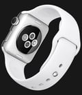 Apple Watch 38mm Stainless Steel Case with White Sport Band - MJ302ZP/A-3