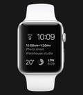 Apple Watch 42mm Silver Aluminum Case with White Sport Band - MJ3N2ZP/A-0