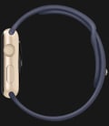 Apple Watch 42mm Gold Aluminum Case with Midnight Blue Sport Band - MLC72ZP/A-2